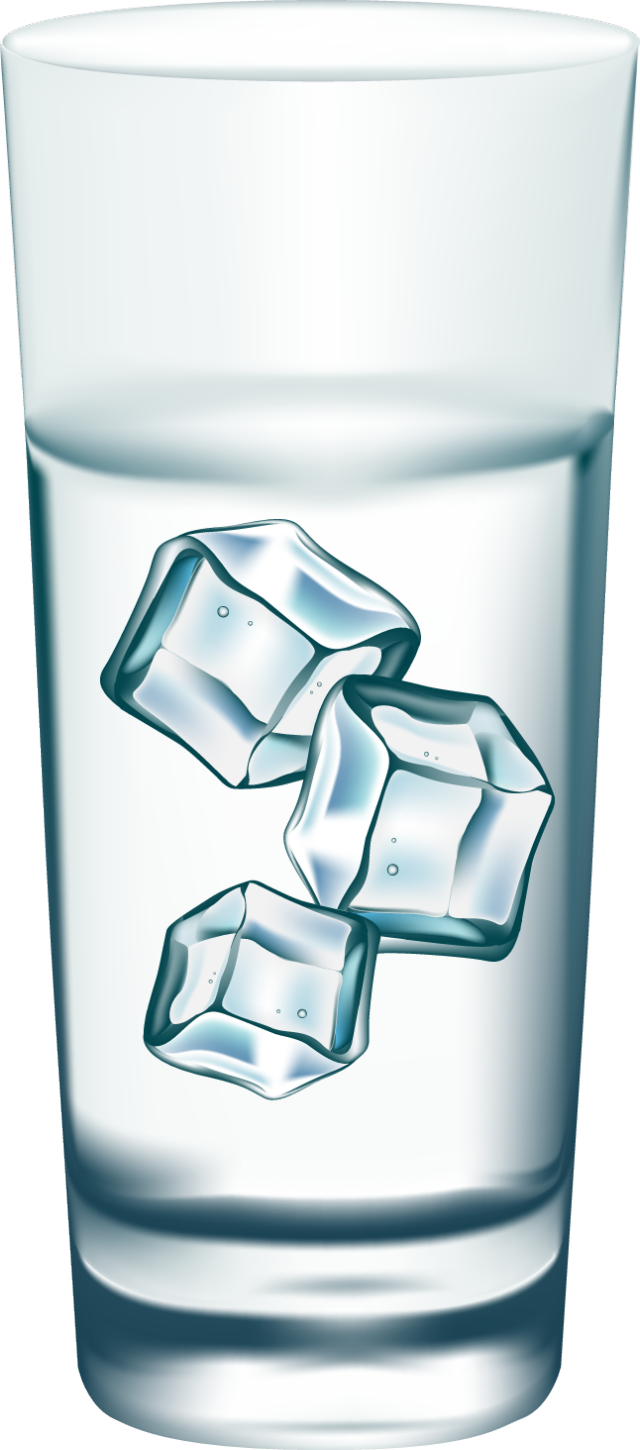 Glass of water cup of water clipart 3