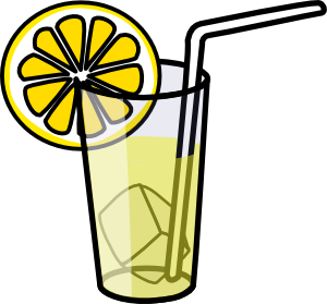Glass of water ice with water jug clipart 3