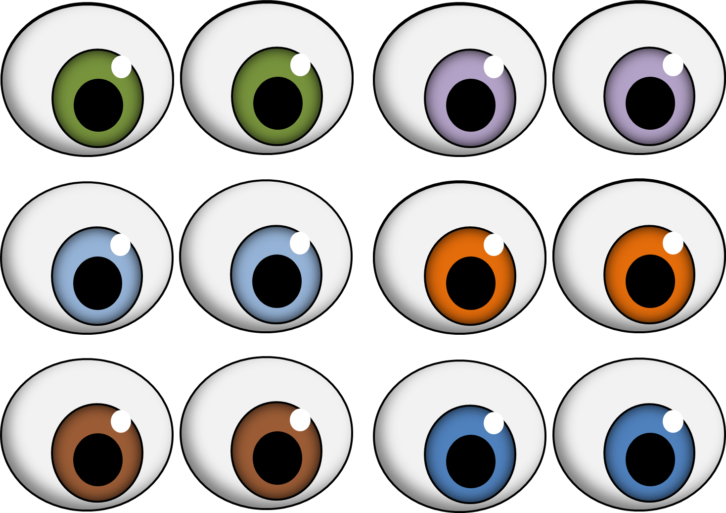 Googly eyes clip art clipart
