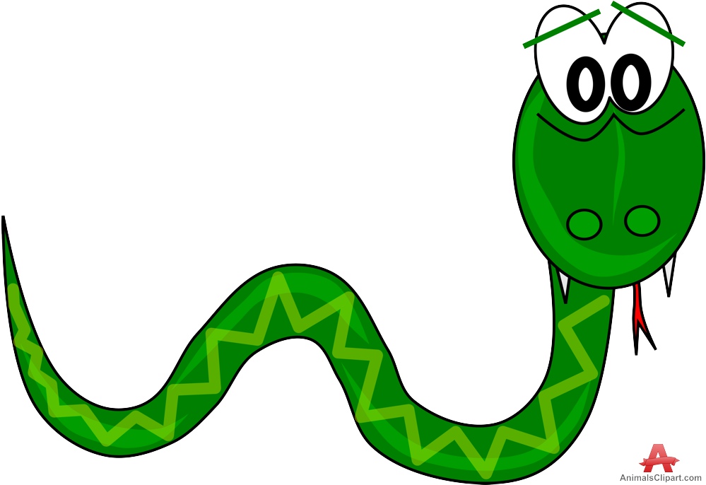 Green snake clipart free design download