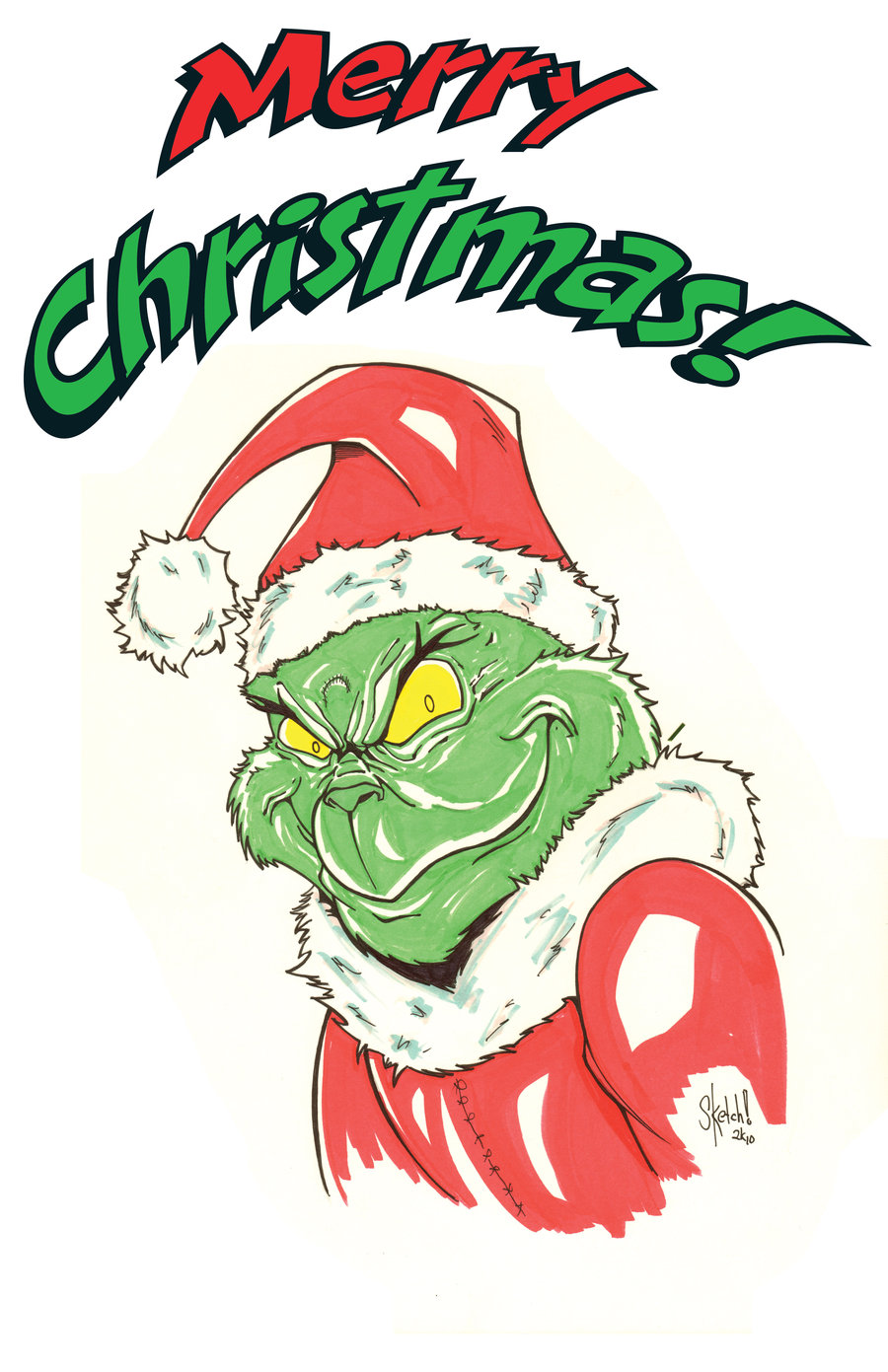 Grinch christmas story clipart