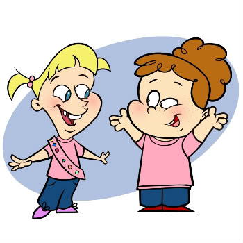 Group of girl friends clipart free images