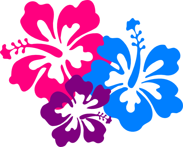 Hawaiian flower clip art borders free clipart images 4