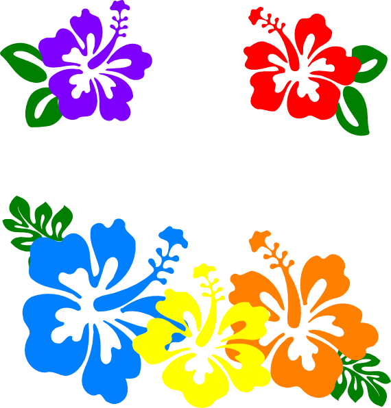 Hawaiian flower hawaiian clip art free hostted