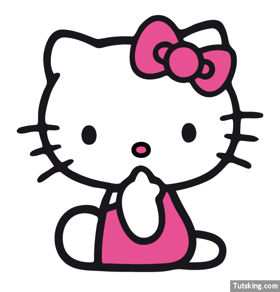 Hello kitty clipart hostted