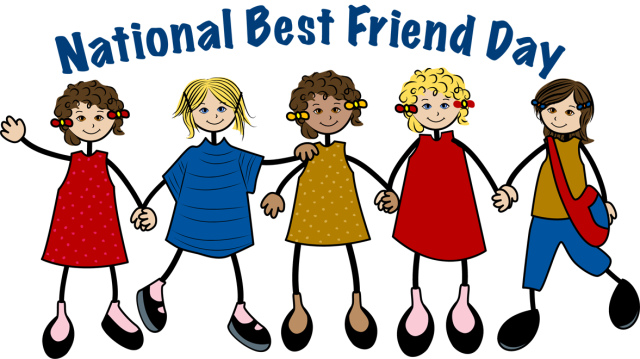Information and clip art for friend day