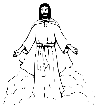 Jesus clip art for christmas free clipart