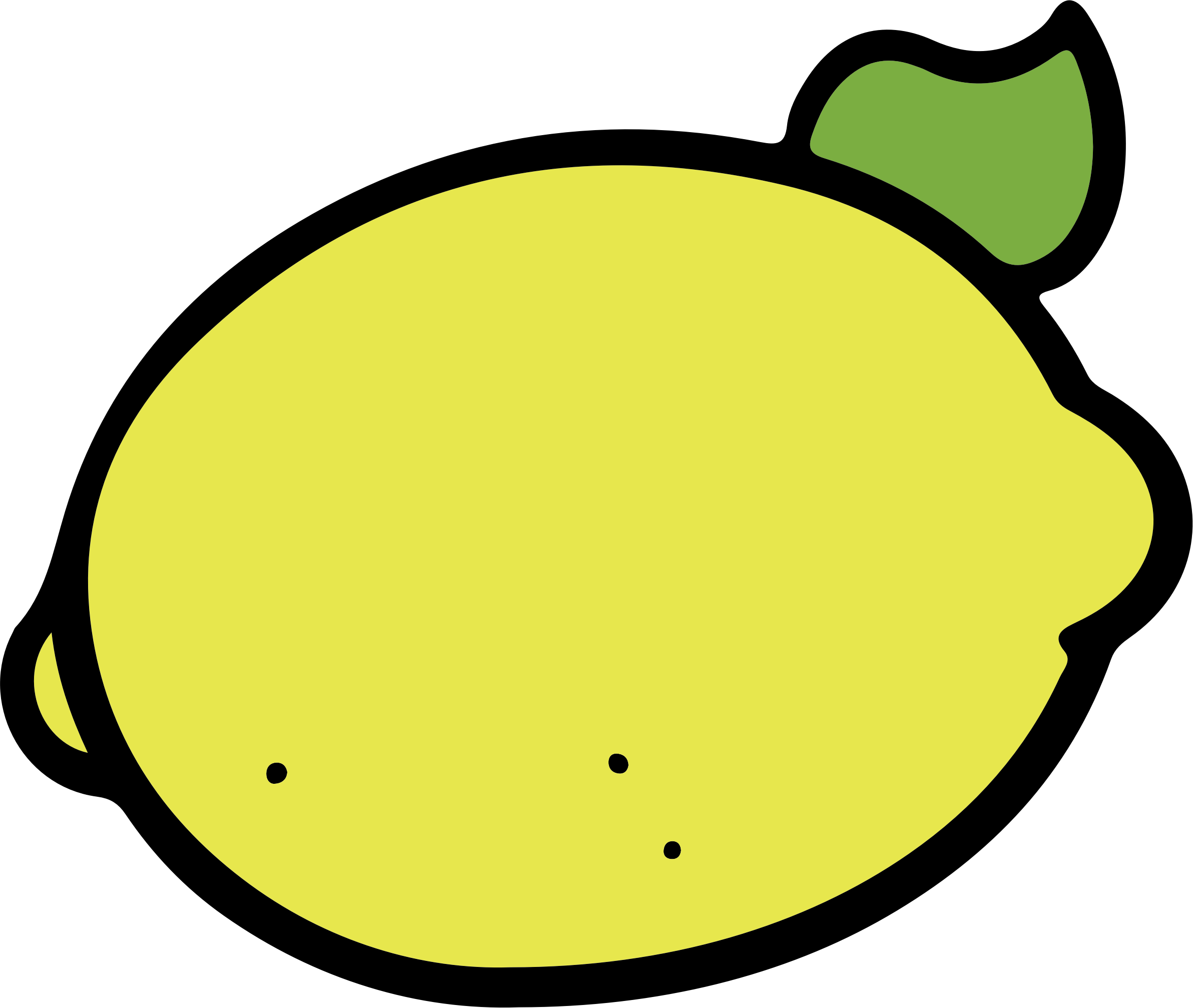 Lemon clip art to download