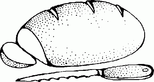 Loaf of bread clipart and illustration clip art vector 3