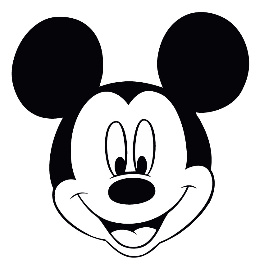 Mickey mouse face clip art free clipart images 2