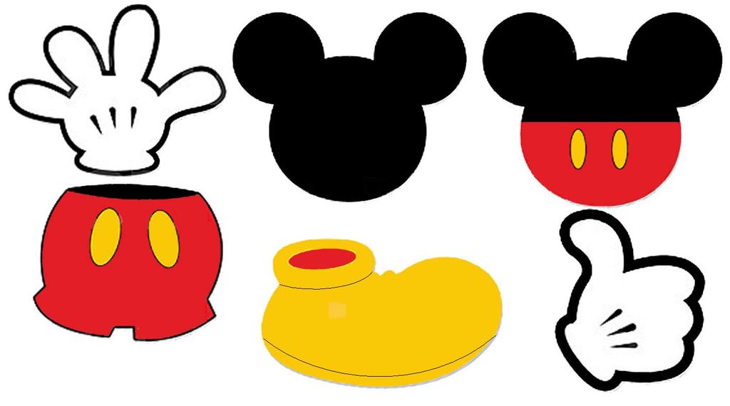 Mickey mouse party clipart