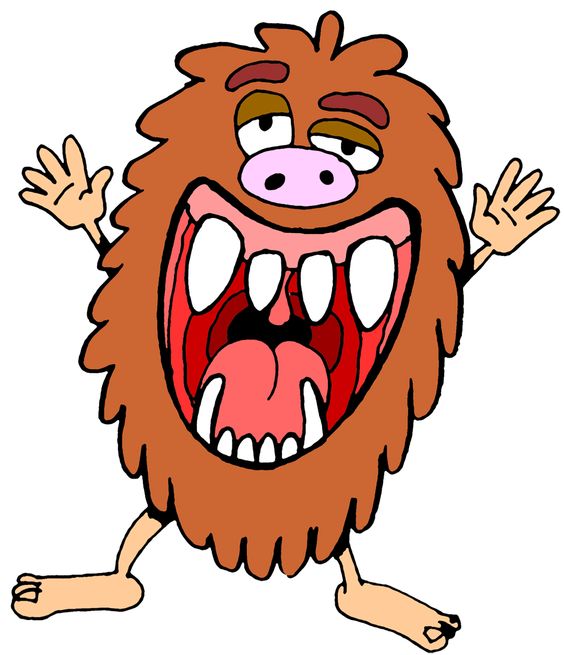 Monsters clip art and cartoon on