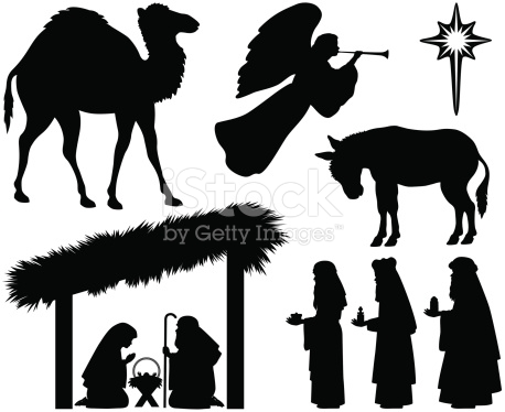 Nativity silhouette  free 0 images about graphics on tree silhouette clip clip art
