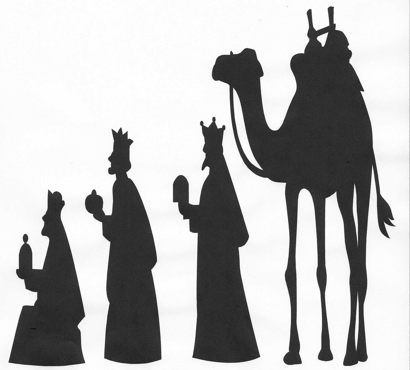 Nativity silhouette  free nativity silhouette clip art hostted 3