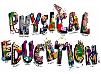 Pe health and physical education clipart
