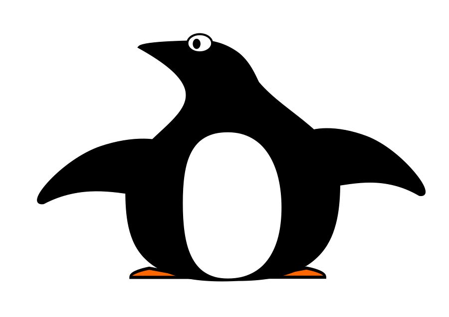 Penguin  black and white free penguin clip art 5
