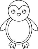 Penguin black and white penguin black and white clip art clipart ...