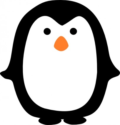 Penguin  black and white penguin clip art 9 2