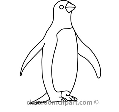 Penguin  black and white penguin clip art black and white webnode