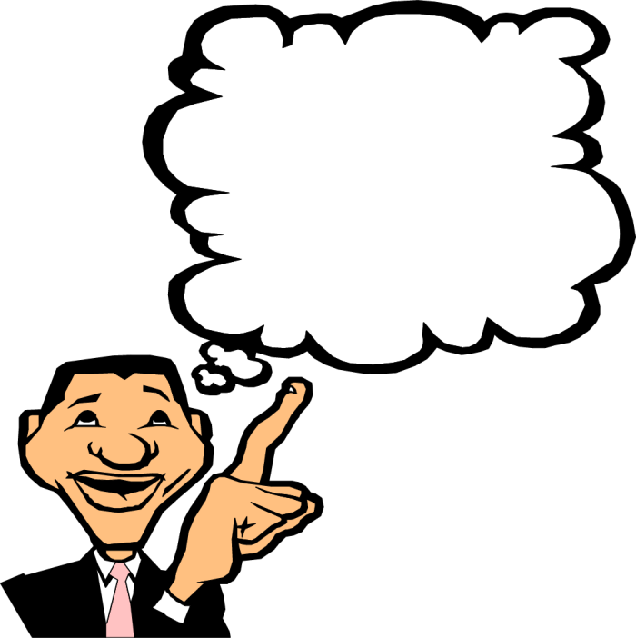 Person thinking clipart 2