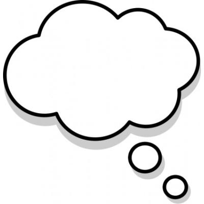 Person thinking with thought bubble free clipart 5 2
