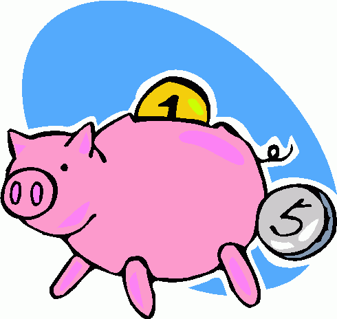 Piggy bank clipart free images 5