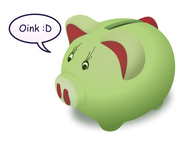 Piggy bank clipart free vector graphics freevectors