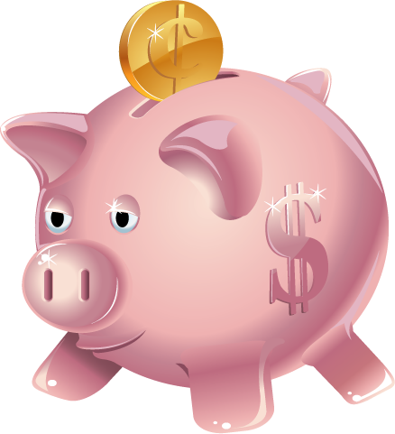 Piggy bank piggy clipart