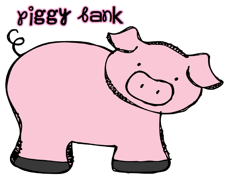 Pix for clipart cute piggy bank