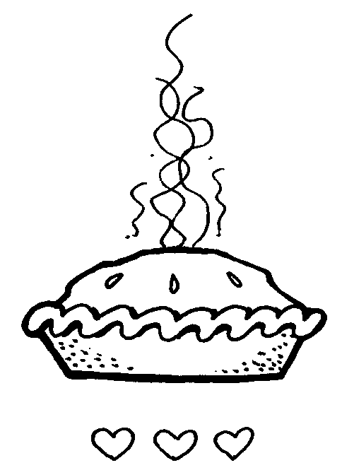 Pizza  black and white pie black and white clipart 3