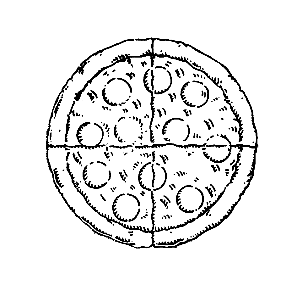 Pizza  black and white pizza black and white clip art