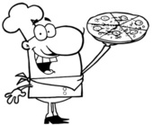 Pizza black and white pizza clipart black and white 9 - WikiClipArt