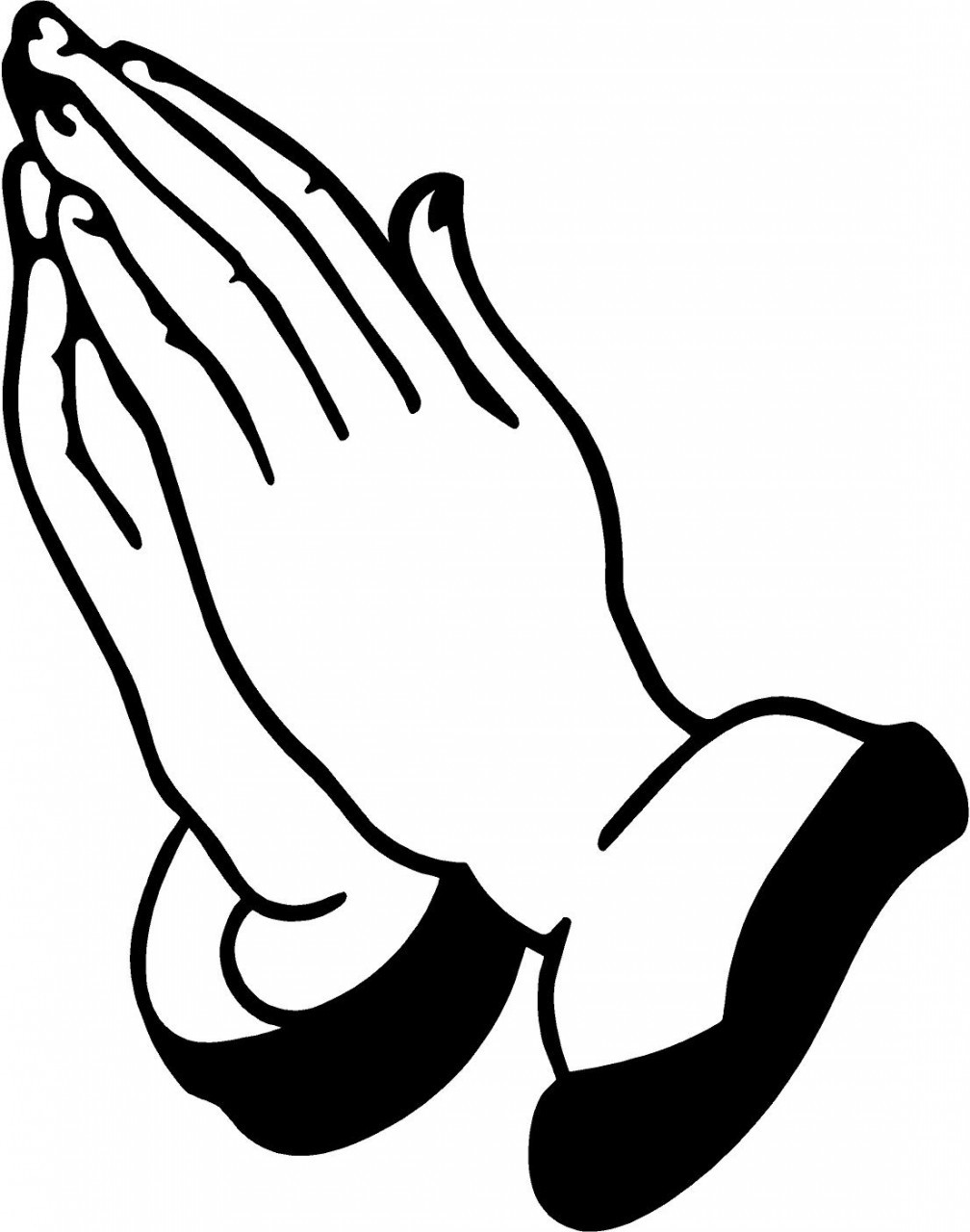 Praying hands with rosary clip art clipart