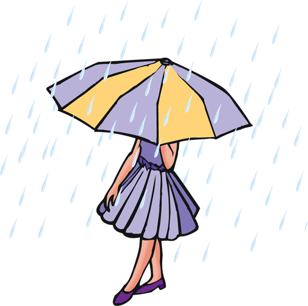 Rain clip art and poetry clipart image