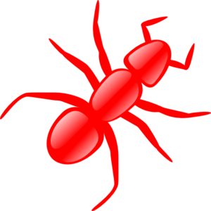 Red ant clip art high quality
