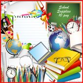 School supplies border clipart free images 5 - WikiClipArt