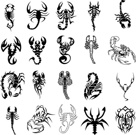Scorpion totem vector images clip art
