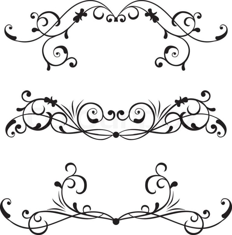 Scrollwork fancy scroll clipart 2 - WikiClipArt