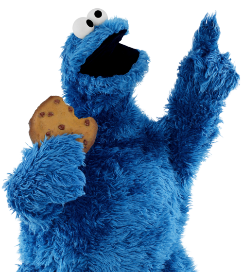 Sesame street cookie monster clipart