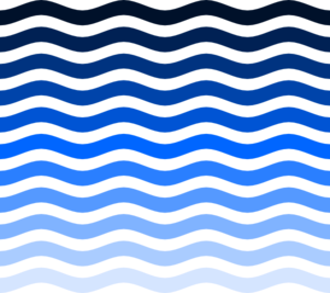 Simple water waves clip art at vector clip art