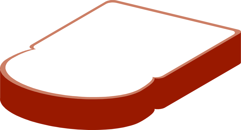 Slice of bread clip art