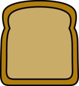 Slice of bread clipart - WikiClipArt