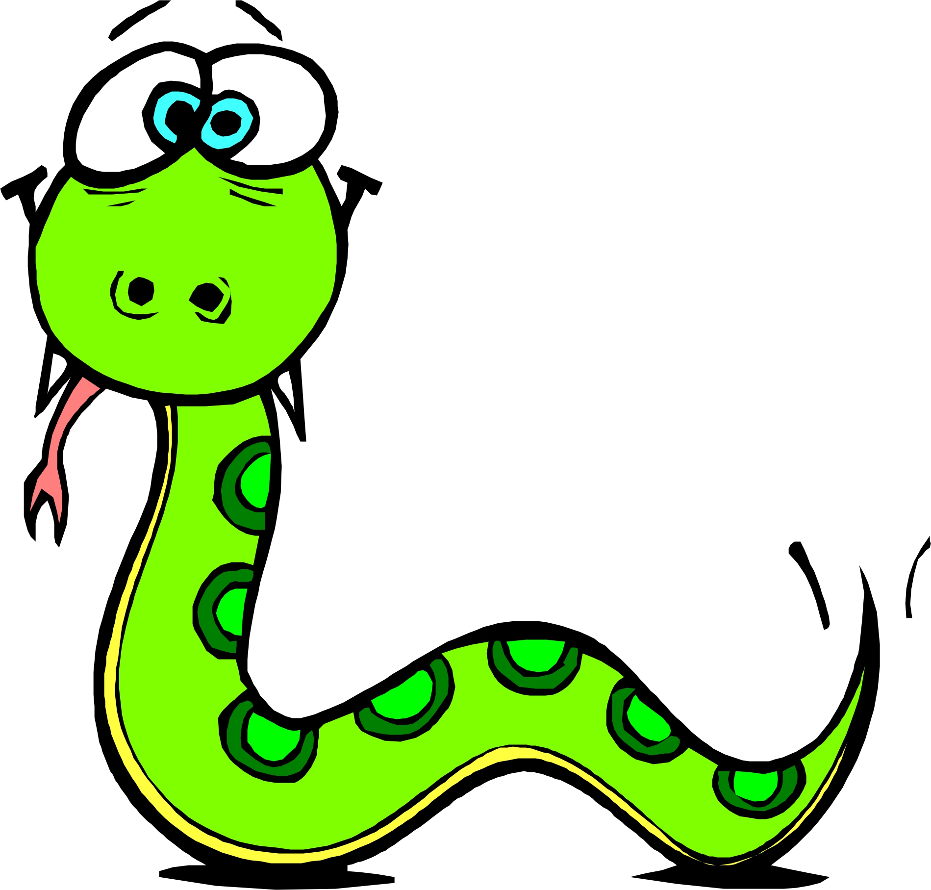 Snake clipart free images 2