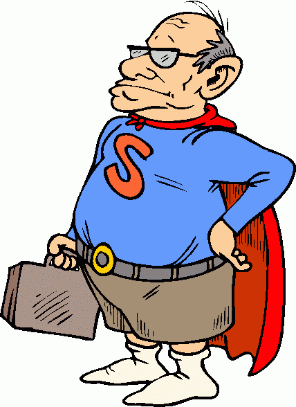 Superhero super reader clipart 5
