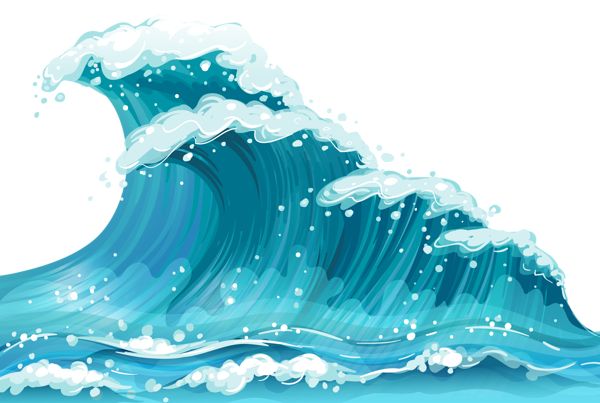 Waves tribal wave clipart 2