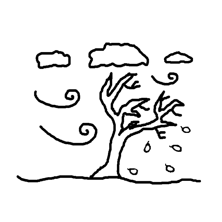 Windy clipart 17
