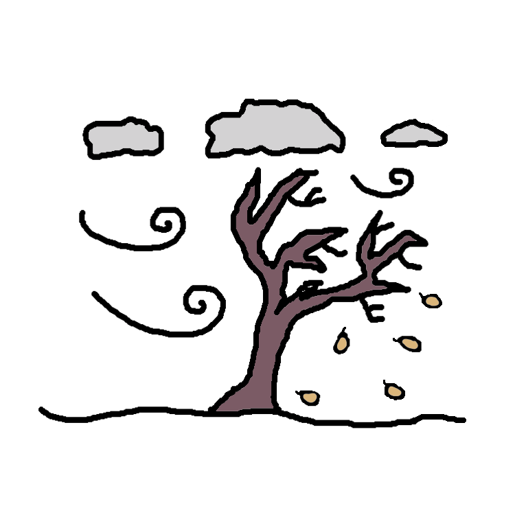 Windy clipart 7