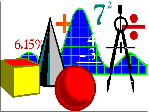Algebra math symbols clipart