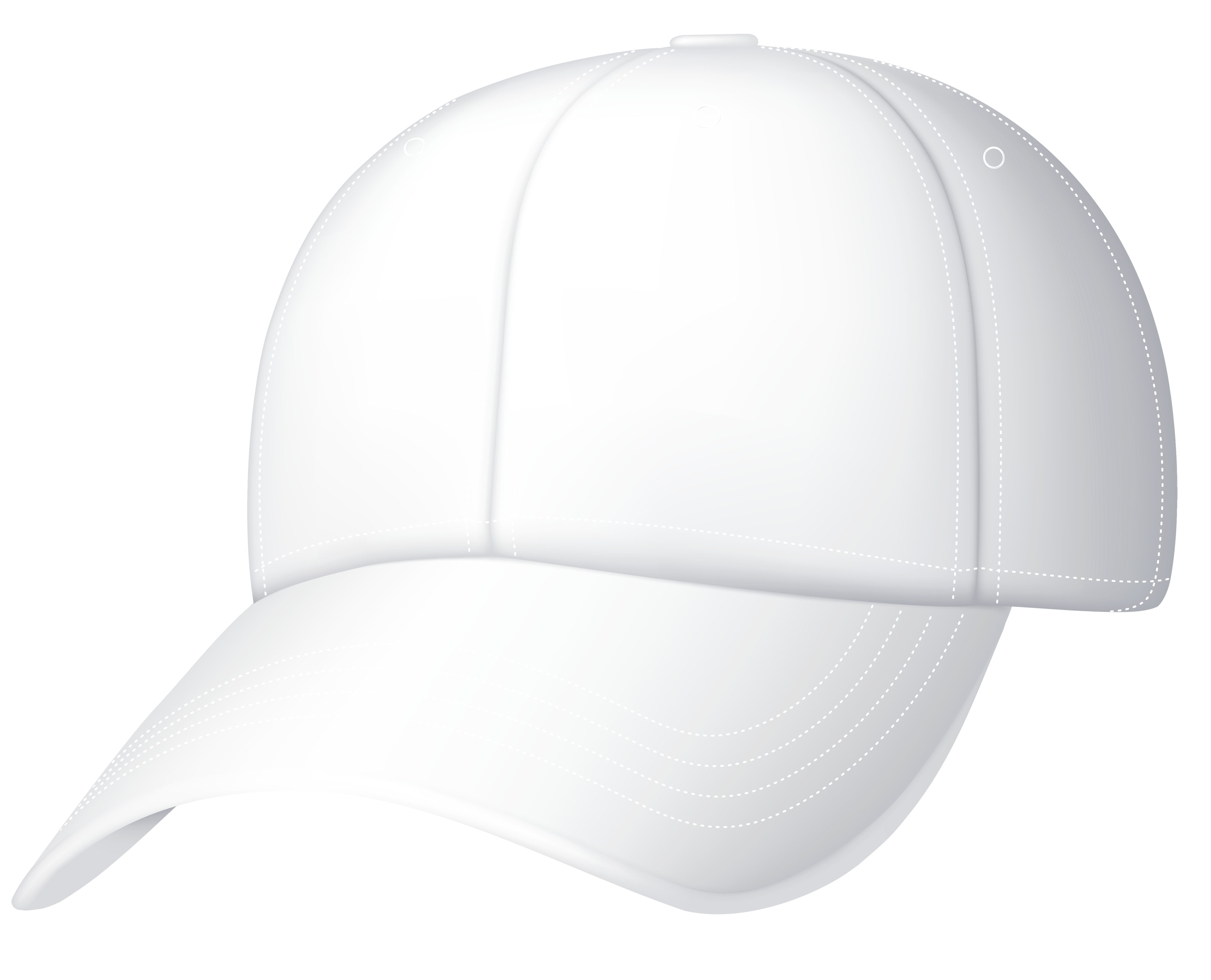 Baseball hat white baseball cap clipart 0