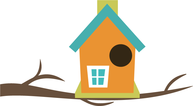 Birdhouse clipart hostted